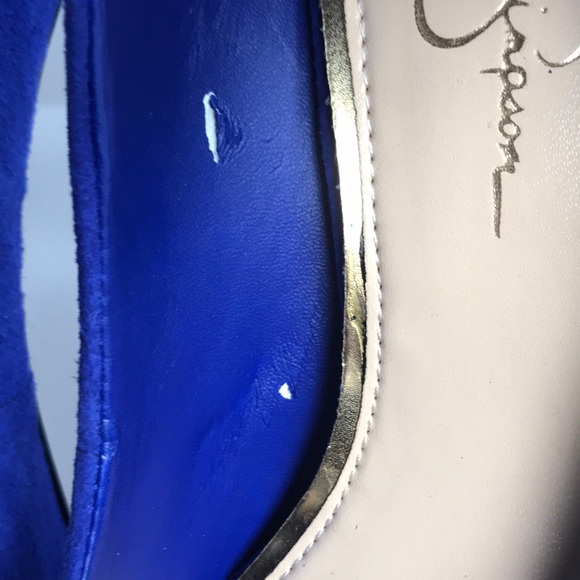 Jessica Simpson ‘NWing’ Suede Platform Heels 8.5 - Picture 6 of 12